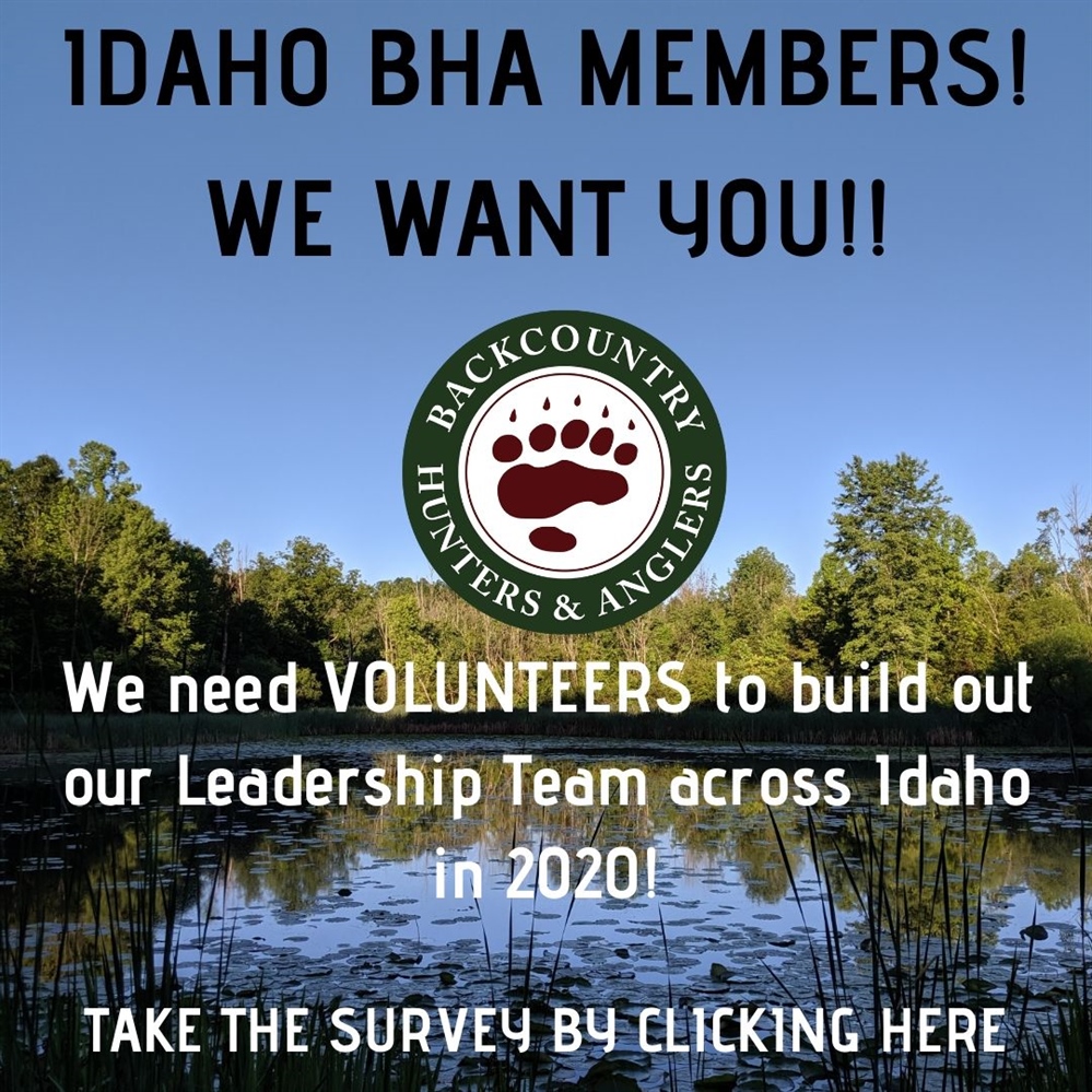 Idaho BHA casts a net for more chapter leaders