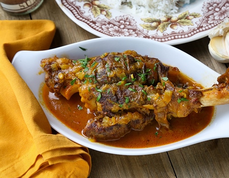 Simple Venison Shanks