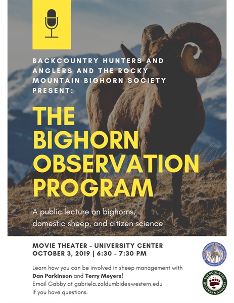 Gunnison Hosts Bighorn Observation Program Lecture