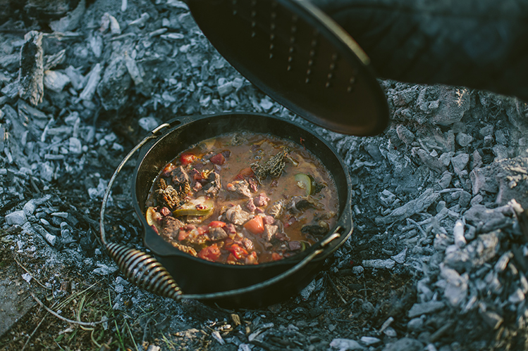 Basic Early Fall Stew with Pantry Findings