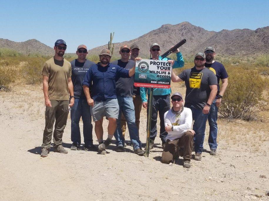 Arizona's OHV Signage Install Protects National Monument