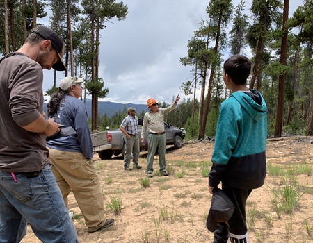 CO BHA Attends USFS Taylor Park Field Trip