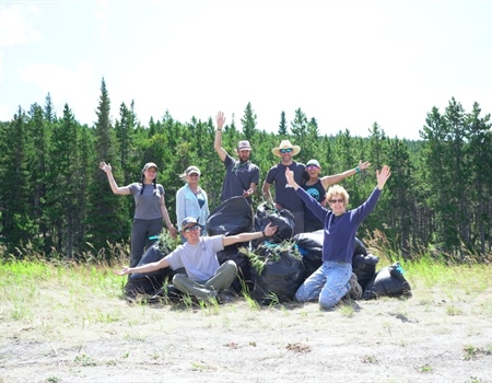 EVENT RECAP: Montana BHA Battles Invasive Weeds at Summit Trailhead