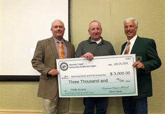WY Chapter Donates $3,000 to Access Yes