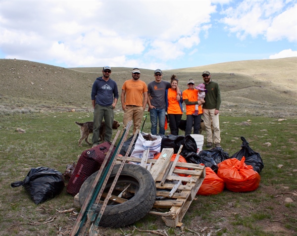 Jackson Spring Cleanup on the Bridger Teton National Forest