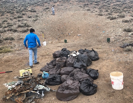 Western Colorado University Chapter Hosts Range Clean-up