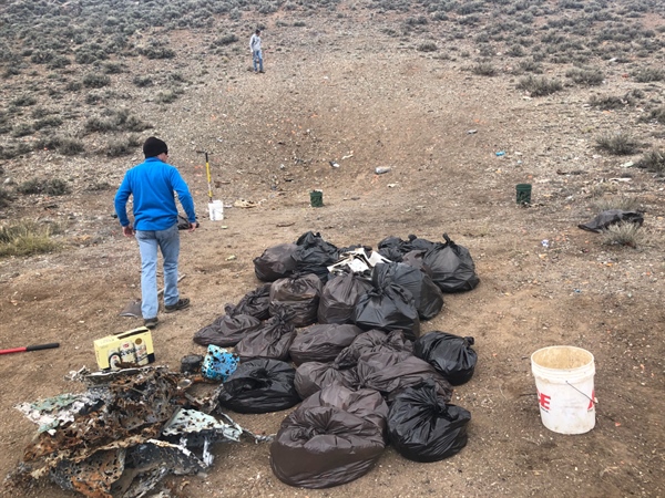 Western Colorado University Chapter Hosts Range Clean-up