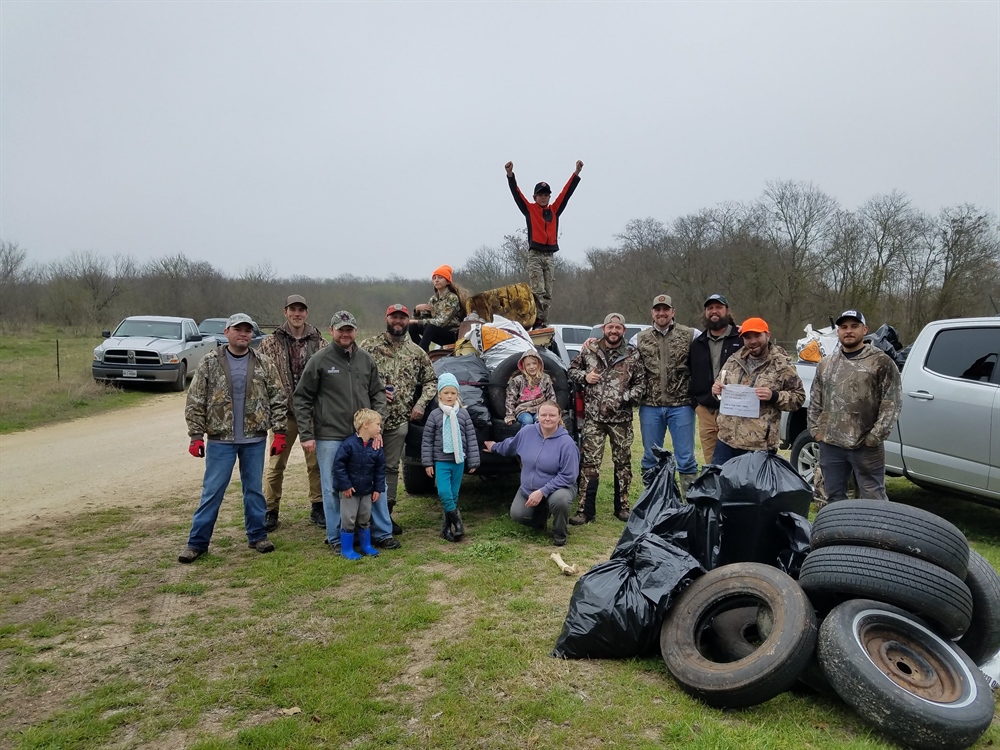 Texas BHA Beautifies 7 Properties on Public Lands Work Day