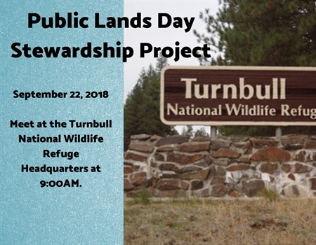 Idaho BHA volunteer project at Turnbull National Wildlife Refuge