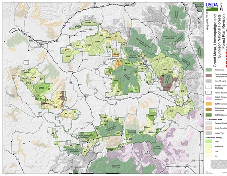 GMUG Wilderness Evaluation Comment Period