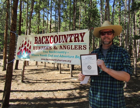 Colorado BHA Recognizes Vice Chair For Decade of Chapter Leadership
