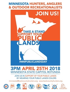 Minnesota Sportsmen-Conservationists Unite at Capitol on Public Lands Day