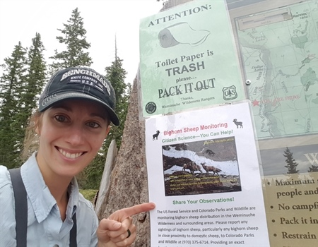 Colorado Backcountry Hunters & Anglers Volunteer Signage and Bighorn Observation Program