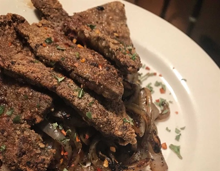The Tenets of Offal: Fried Venison Liver and Onions