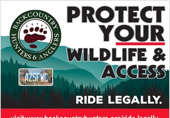 Arizona BHA Leads OHV Signage Project to Protect Habitat & Access