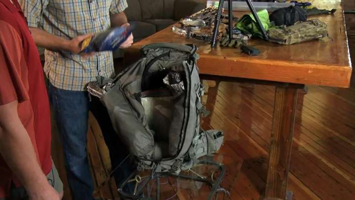 packing backpack