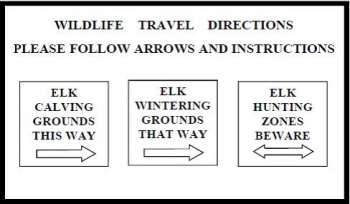 sustrich wildlife signs